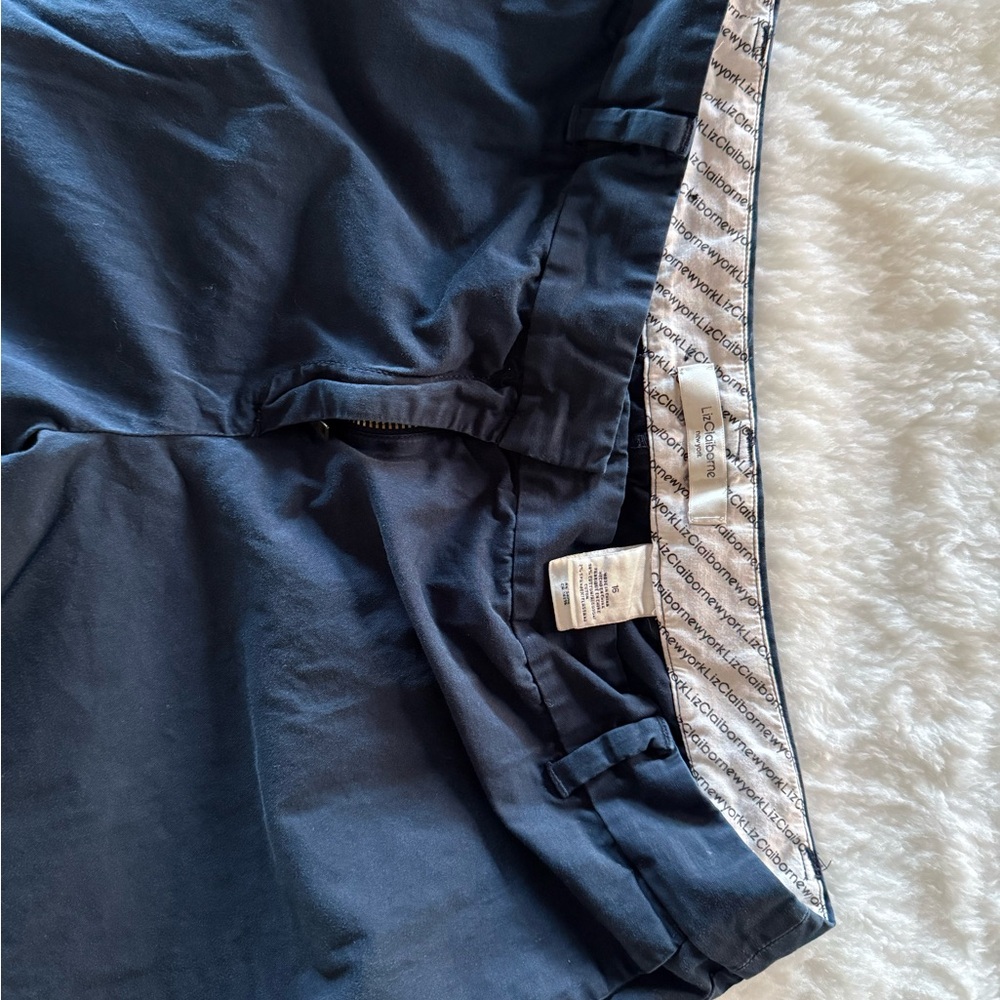Liz Claiborne Navy Blue Trousers
